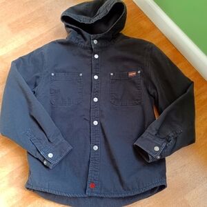 Jesse James industrial workwear hooded jacket  size 18